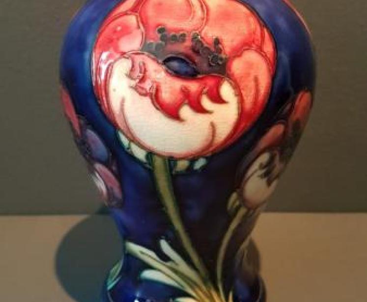 Moorcroft Big Poppy Vase - Image 1