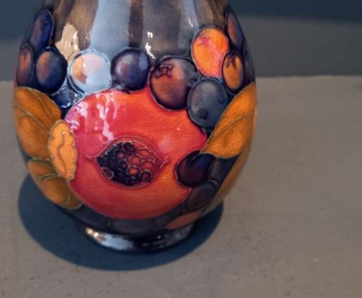 Early Moorcroft Seeded Pomegranate Bulbous Vase - Image 2