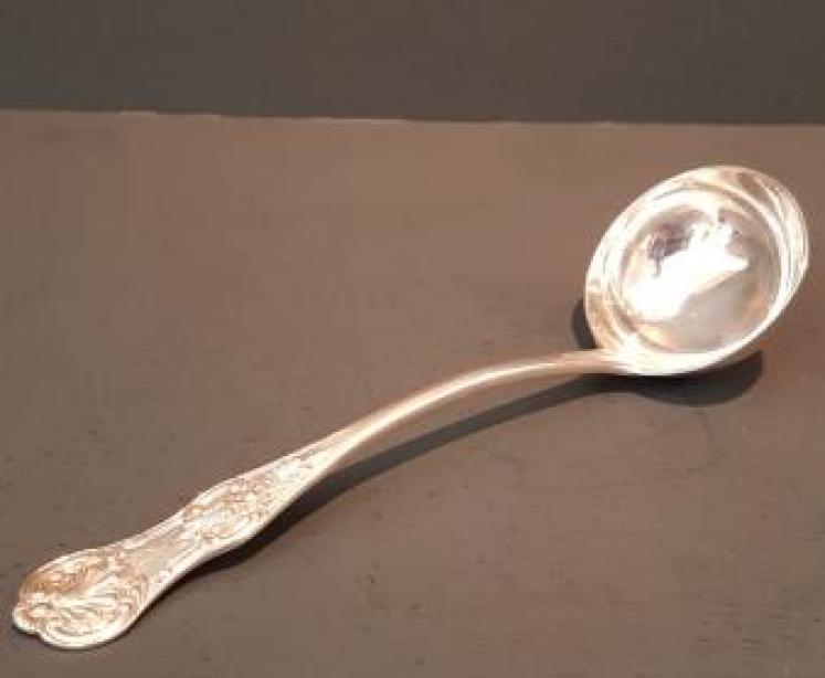 Antique Glasgow Silver Ladle - Image 1