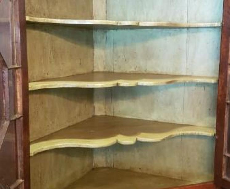 Impressive George III Oak Floor Standing Corner Cupboard - Image 2