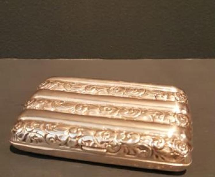 Victorian Silver Cheroot Case - Image 1