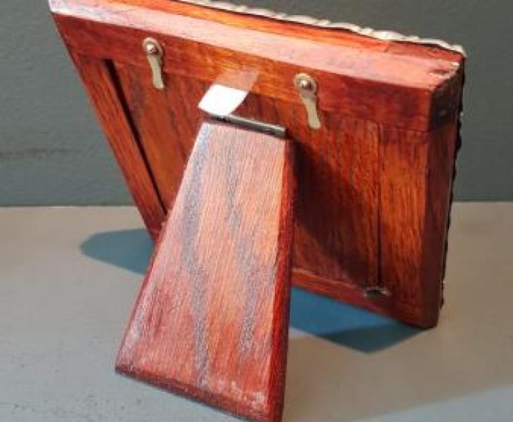 Edwardian Engraved Silver Photo Frame - Image 2