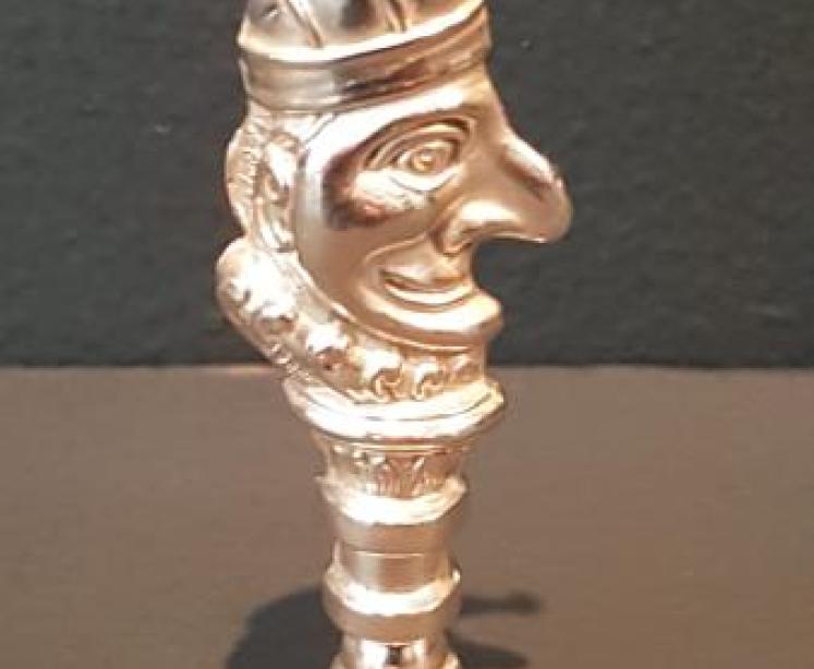 George V Silver Punch Wax Seal - Image 1