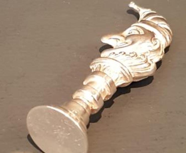 George V Silver Punch Wax Seal - Image 4