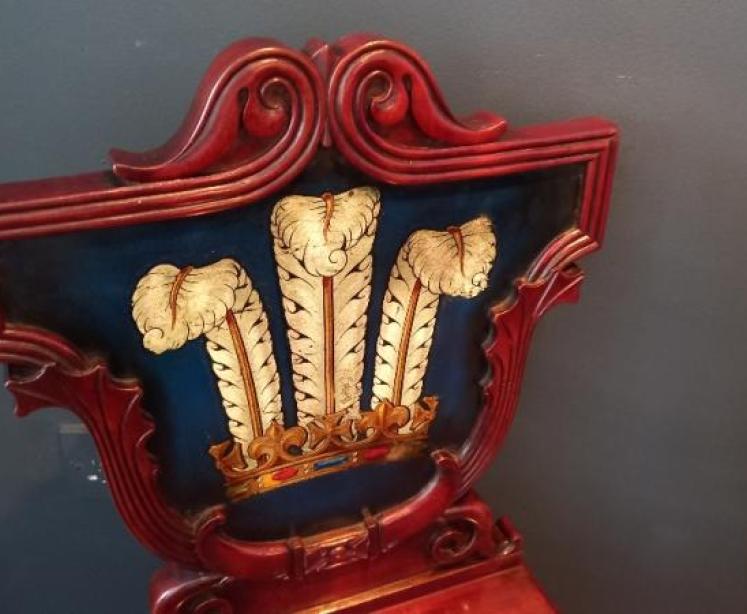 Early Victorian Country House Hall Chair - Image 3