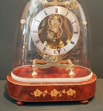 Fine Quality Victorian 8 Day Single Fusse Skeleton Clock