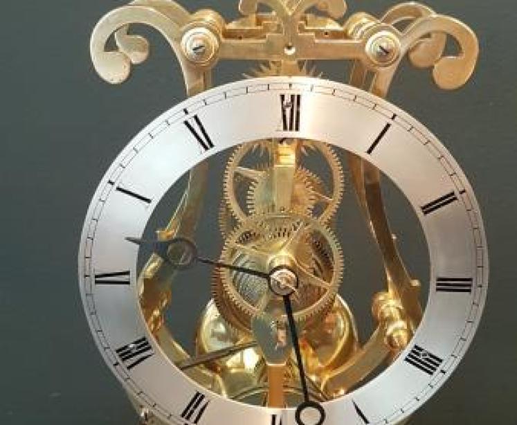 Fine Quality Victorian 8 Day Single Fusse Skeleton Clock - Image 2
