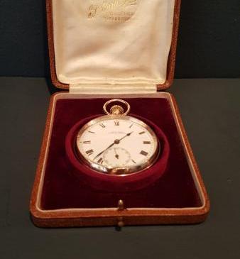 George V 9ct Chester Gold Pocket Watch