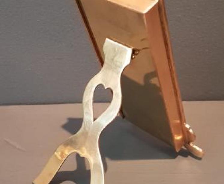 Victorian Champeleve Enamel Desktop Thermometer - Image 3