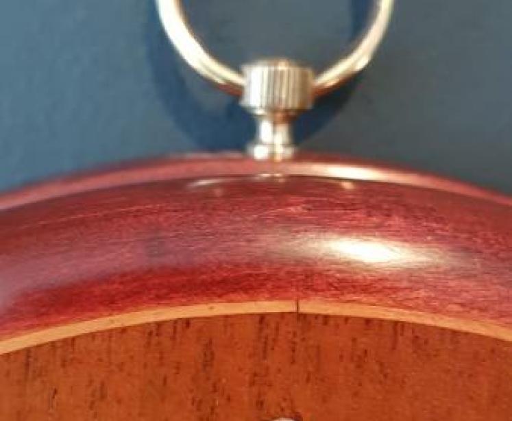 Quality Edwardian Inlaid Mahogany Barometer - Image 3