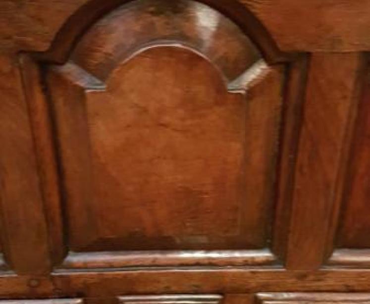 Outstanding George II Oak Coffer Bach - Image 5