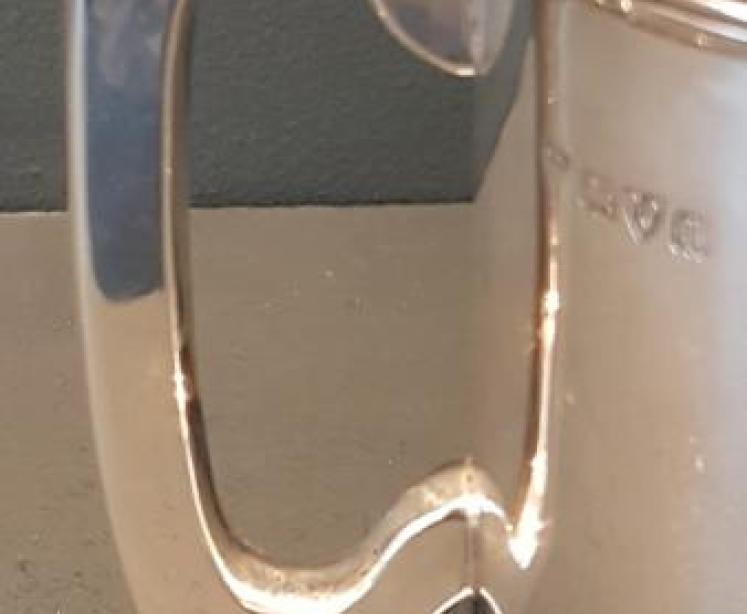 Unusual Chester Silver Magnum Bottle Coaster - Image 4