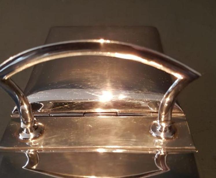 Edwardian Silver Two Section Table Box - Image 4