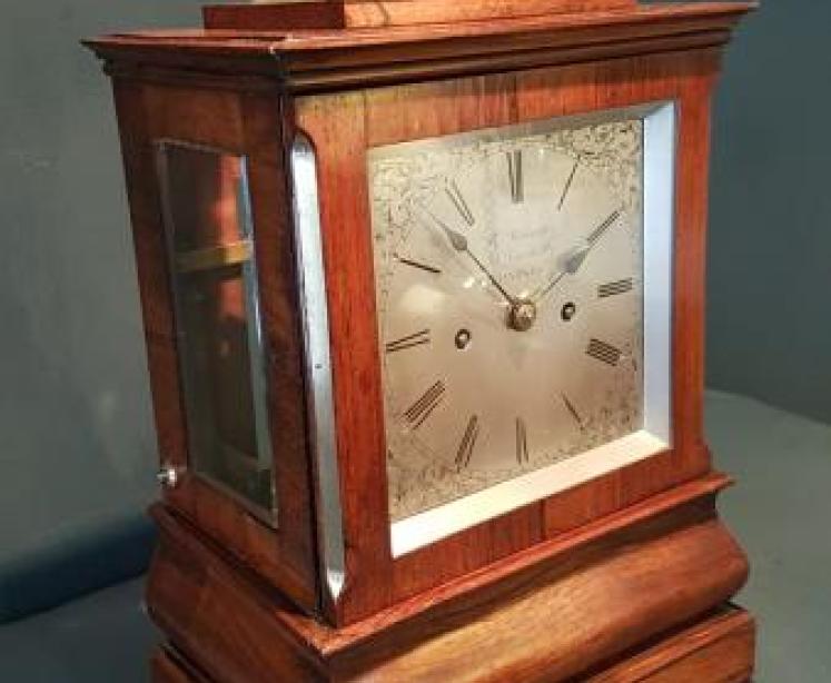 Fine Regency Rosewood Double Fusse Bracket Clock - Image 2