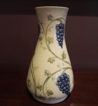 Early Moorcroft Grapevine Cream Vase