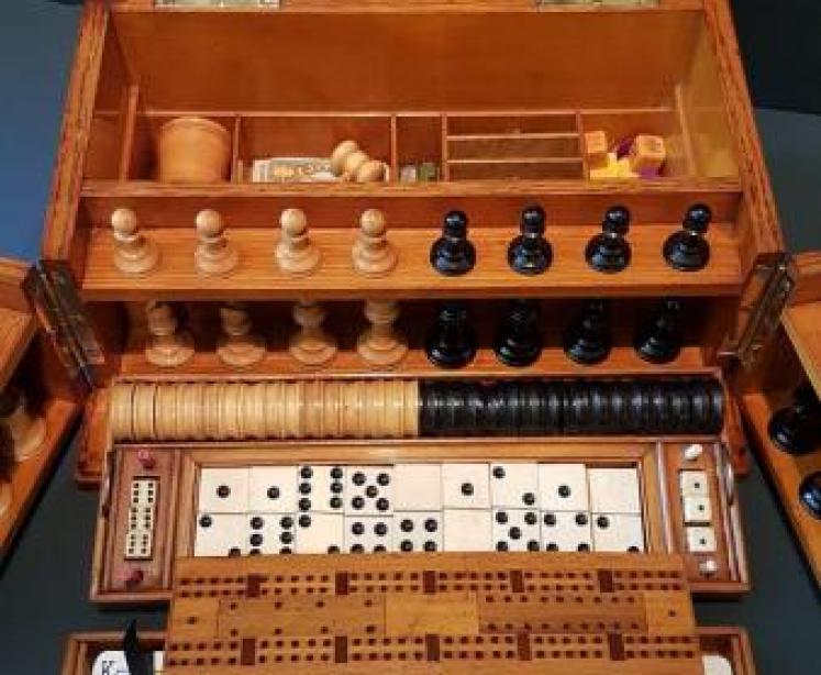 Victorian Oak Games Compendium - Image 5