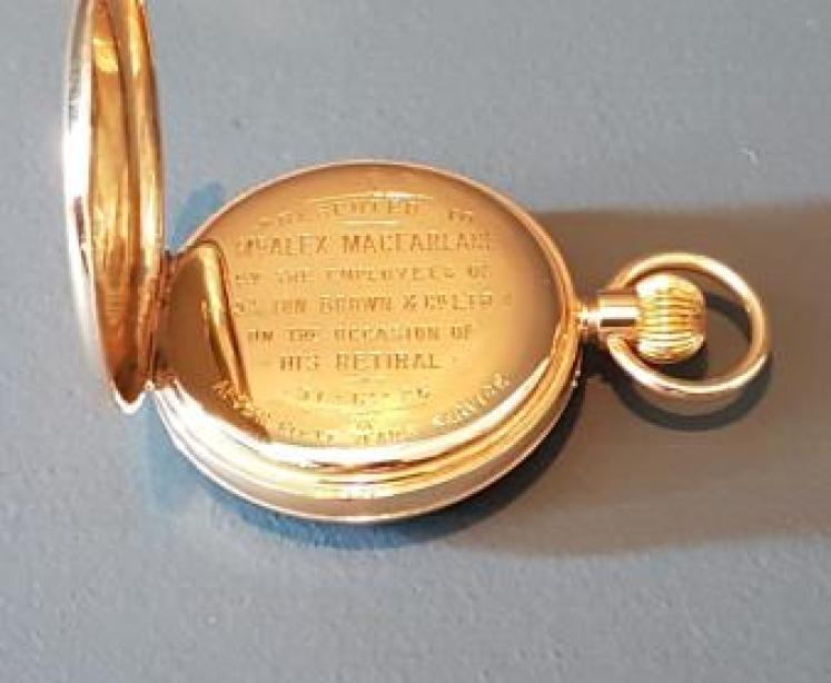 George V Period 9ct Gold Pocket Watch - Image 7