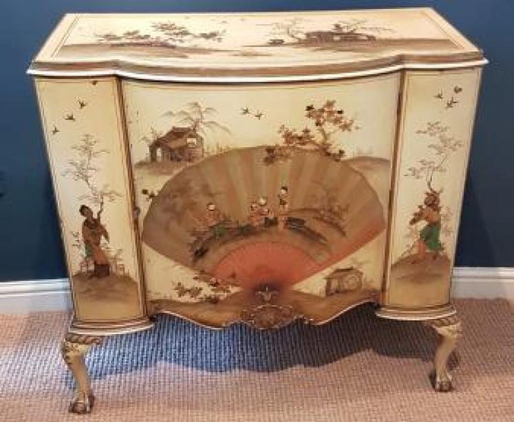 1920's Chinoiserie Side Cabinet - Image 1