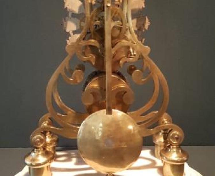 Victorian Single Fusse Skeleton Clock - Image 5