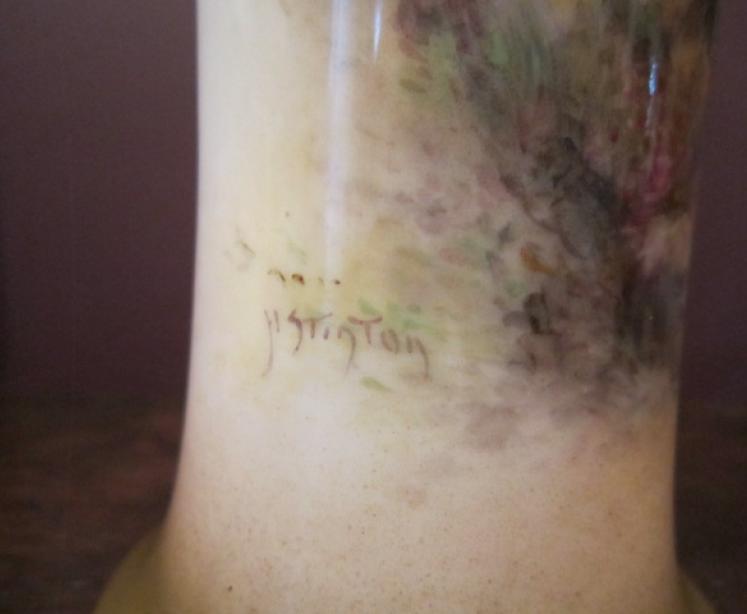 Fine Royal Worcester Vase by Harry Stinton  - Image 3