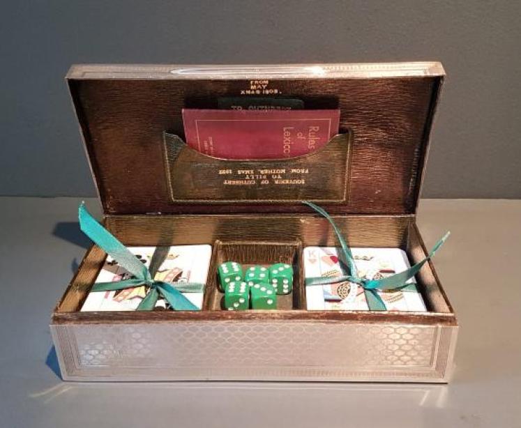 Edwardian Engine Turned Silver Card Box - Image 2