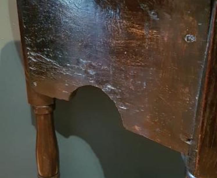 Small Proportioned Early Oak Side Table - Image 4