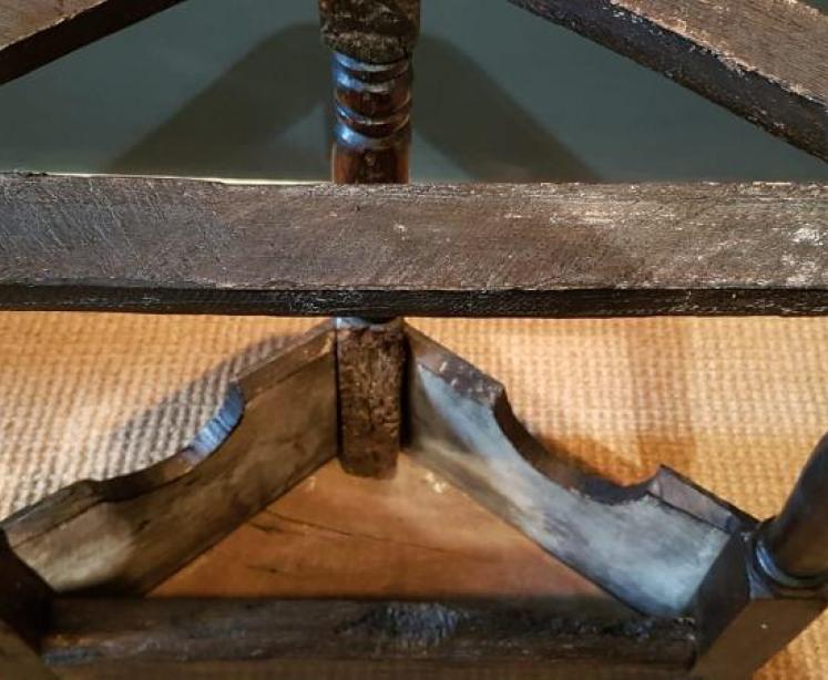 Small Proportioned Early Oak Side Table - Image 7