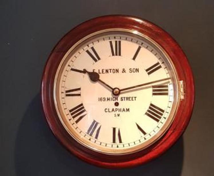 Victorian Single Fusse Dial Clock - Image 1