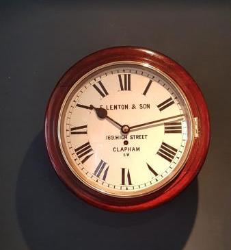 Victorian Single Fusse Dial Clock