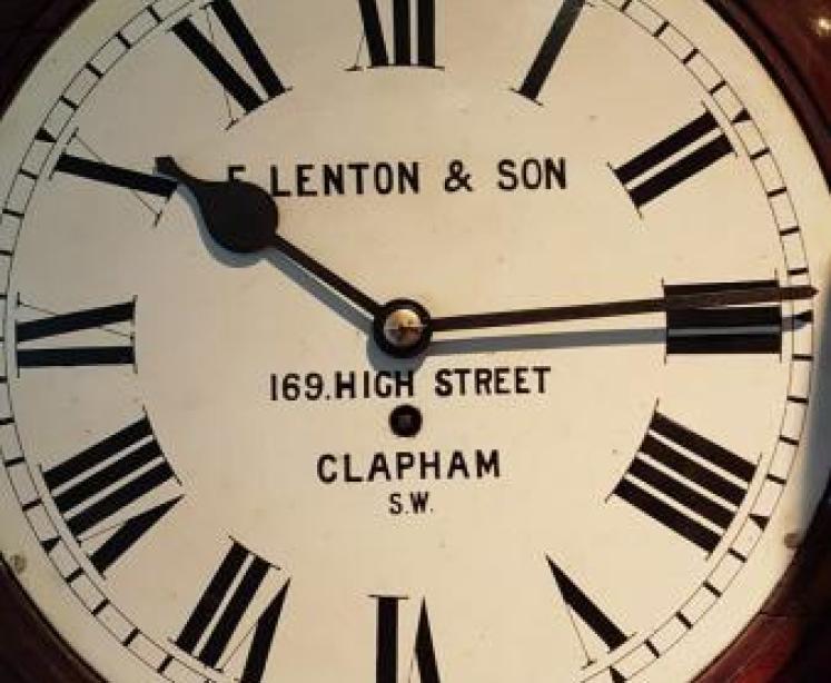 Victorian Single Fusse Dial Clock - Image 3