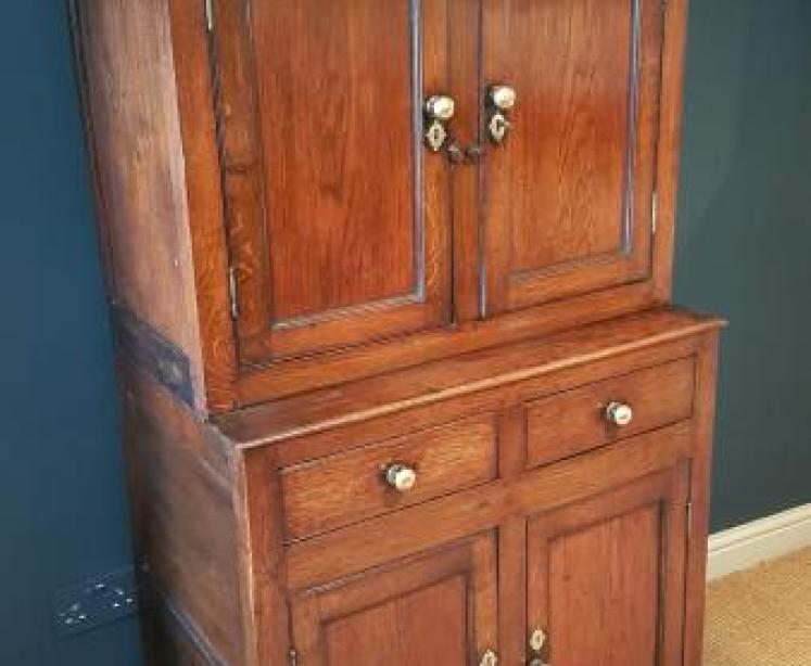 Small George III Oak Didarn.c.1760 - Image 6