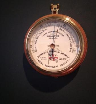 Superb Victorian Fishermans Barometer by Dollond
