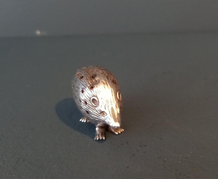 Edwardian Period Silver Hedgehog Pin Cushion - Image 2