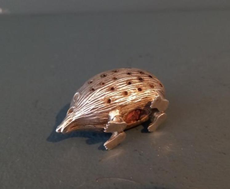 Edwardian Period Silver Hedgehog Pin Cushion - Image 6