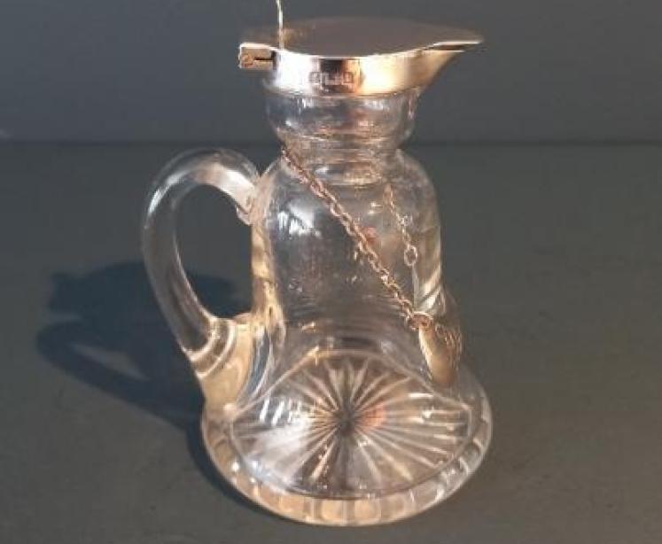 Edwardian Period Silver Whisky Noggin Decanter - Image 4