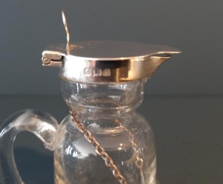 Edwardian Period Silver Whisky Noggin Decanter - Image 5