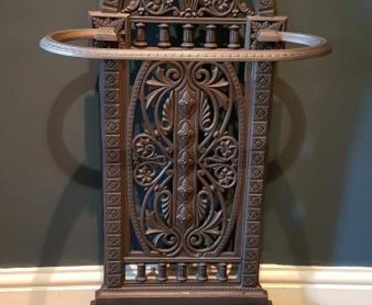 Victorian Cast Iron Stick Stand - Image 2