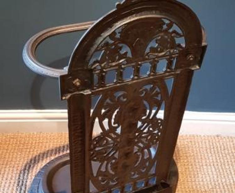 Victorian Cast Iron Stick Stand - Image 3