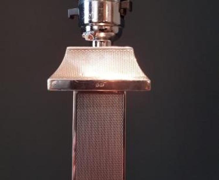 Quality Silver Electric Table Lamp - Image 2