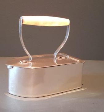 Unusual Victorian Silver Iron Table Box