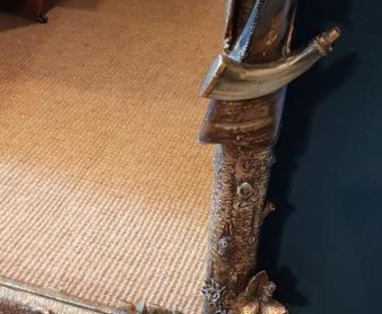 Superb Victorian Shooting Themed Gilt Mirror - Image 6