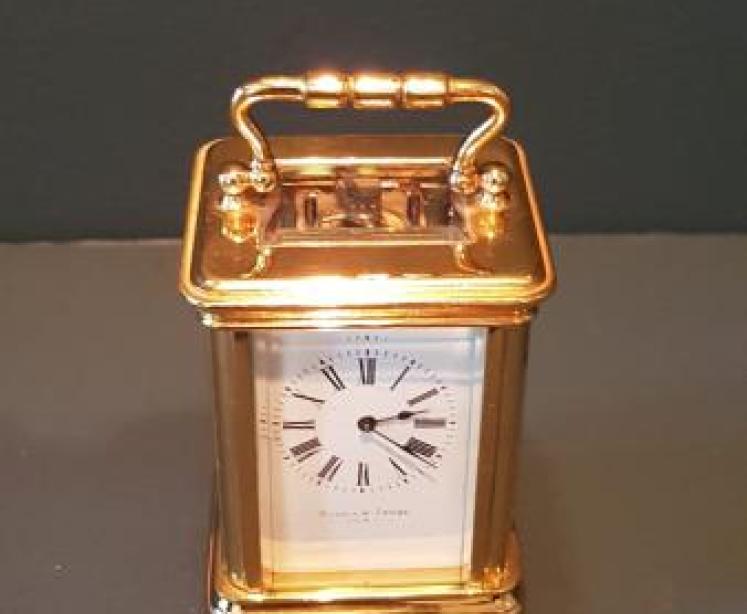 Howell & James Paris Miniature Carriage Clock - Image 2
