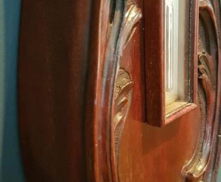 Slim Victorian 6" Dial Mahogany Banjo Barometer - Image 6