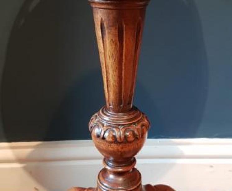 Quality Edwardian Mahogany Wine Table - Image 5