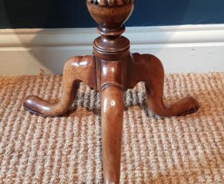Quality Edwardian Mahogany Wine Table - Image 6