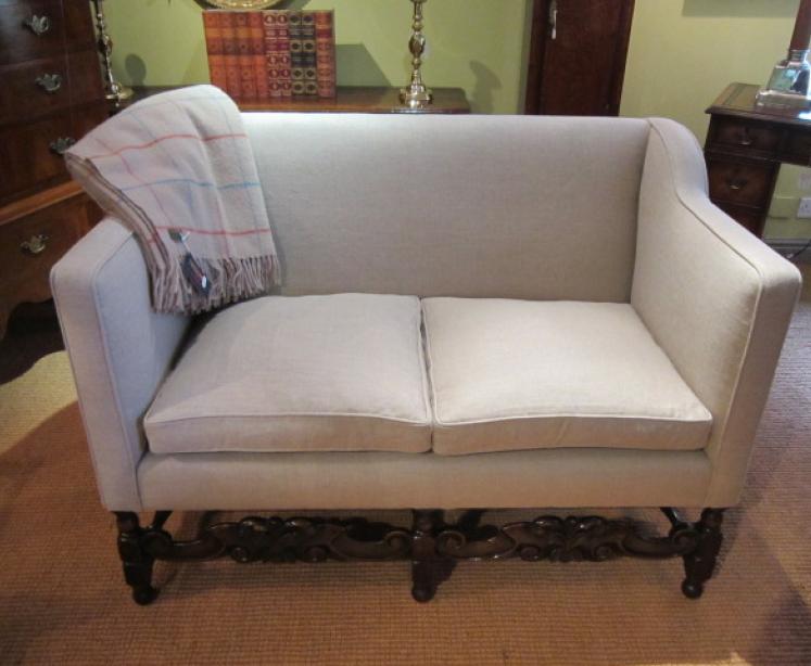 Very Comfortable Victorian Two Seater Settee - Image 1