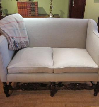 Very Comfortable Victorian Two Seater Settee