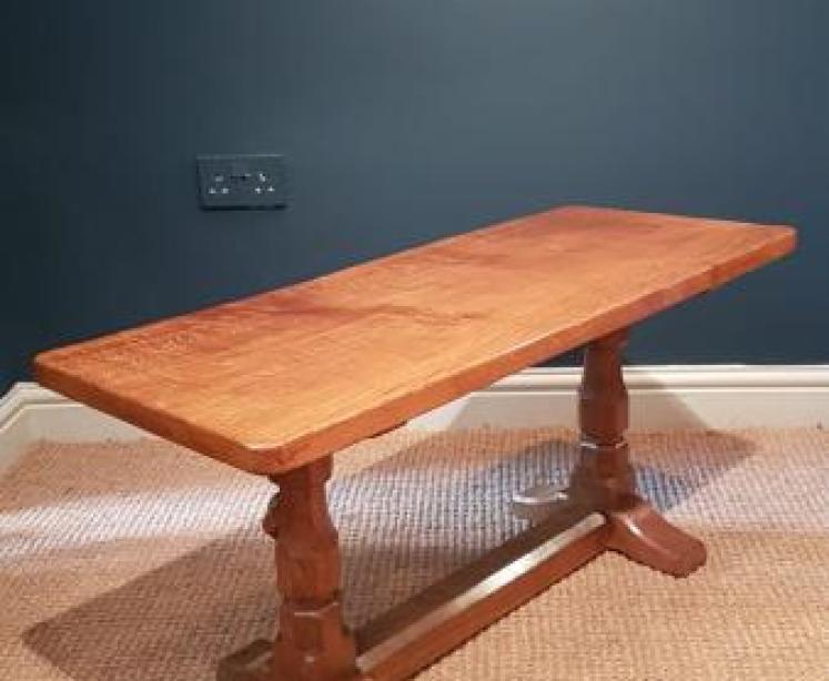 Thompson's of Kilburn Mouseman Coffee Table - Image 6