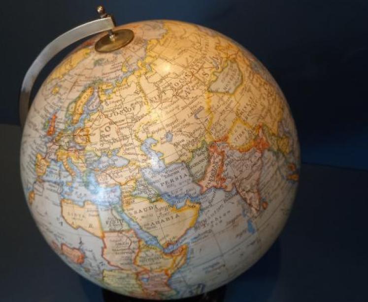 Antique 10" Geographia of London Terrestrial Globe - Image 6