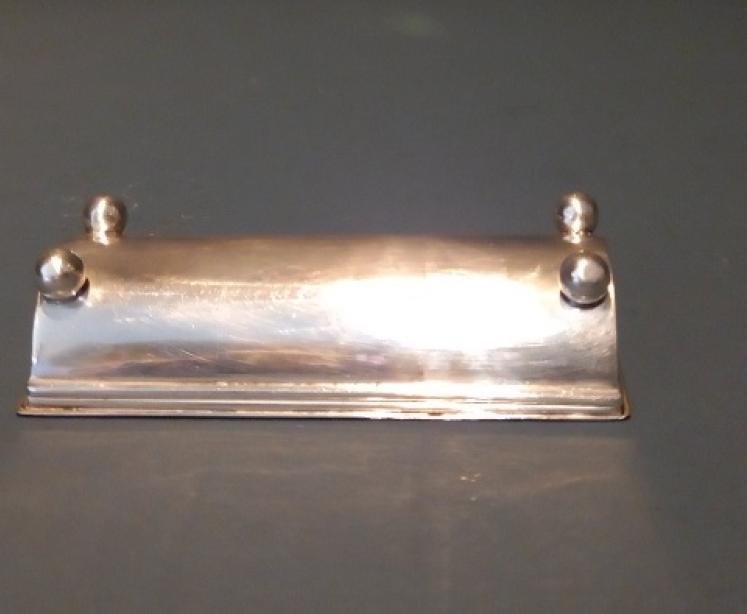 Antique Solid Silver Triple Stamp Box - Image 6